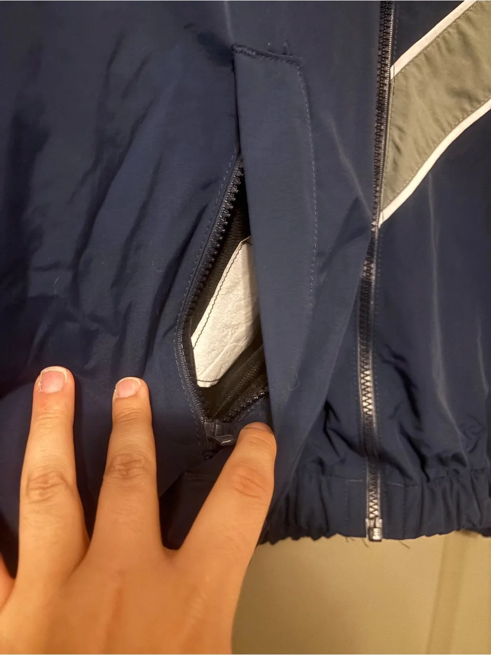 Vintage U.S. Air Force PTU Jacket XL Short SKILCRAFT Navy Blue Reflective